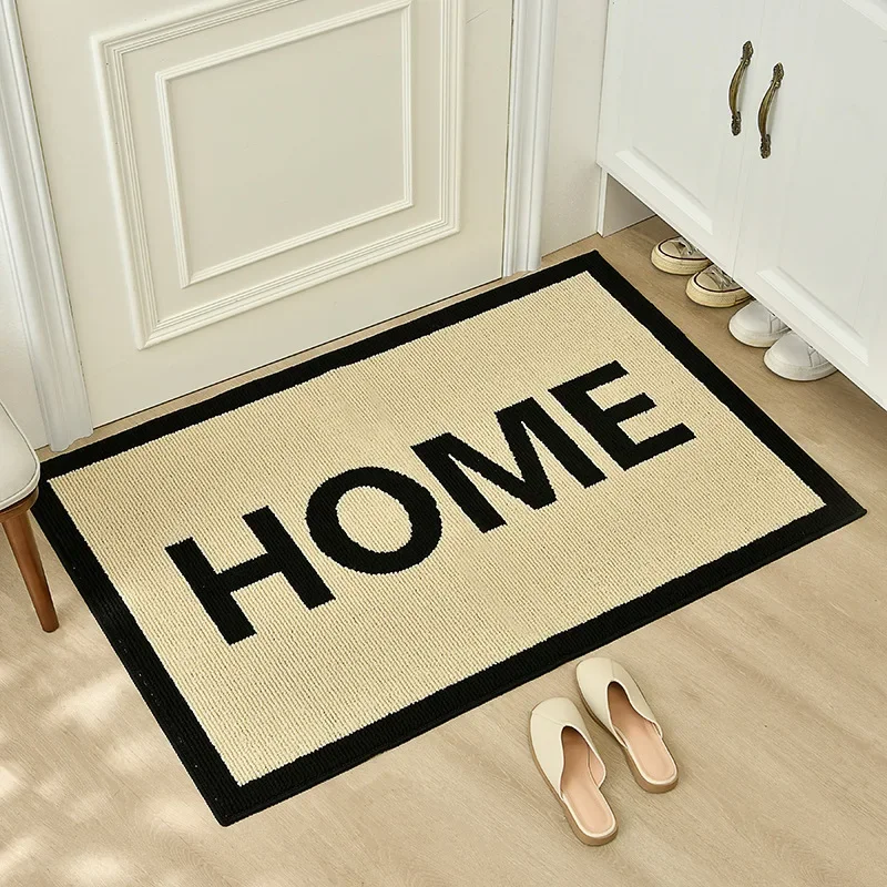 Wear Resistant Entrance Door Mat,Absorbent Clean Feet Doormat,Resist Dirt Floor Carpet,Non-Slip Kitchen Area Rug,Home Decoration