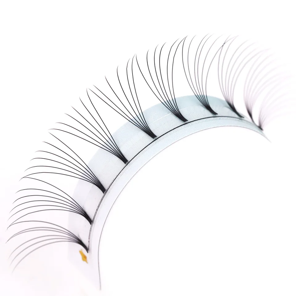 Rujade 0,07/0,10 mm Kurzer/Langer Stiel Korea Vorgefertigte Russische Volumen-Wimpern Vorgefertigte Fächer Professionelle Mega-Volumen-Wimpernverlängerungen – Detail 14
