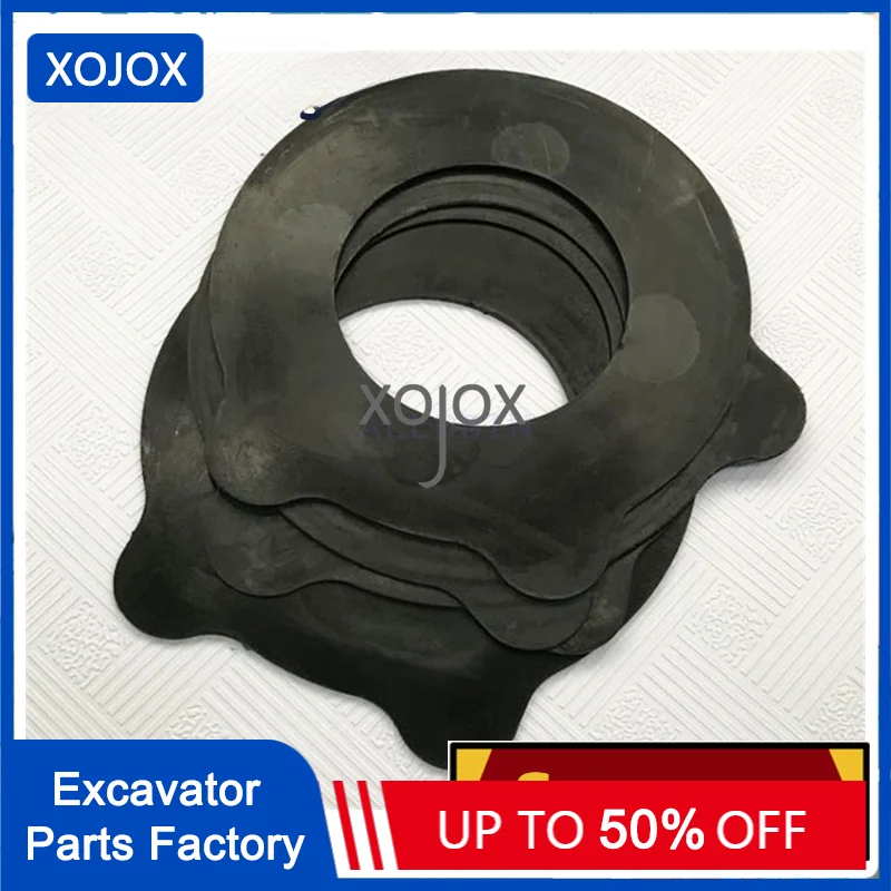 

XOJOX For ZX For SK For SY Excavator Boom Middle Arm Gasket Rubber Soft Gasket Excavator Accessories