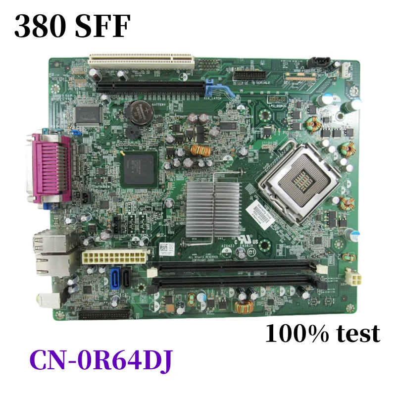 

For DELL Optiplex 380 SFF Desktop Motherboard CN-0R64DJ 0R64DJ R64DJ LGA 775 DDR3 Mainboard 100% tested fully work