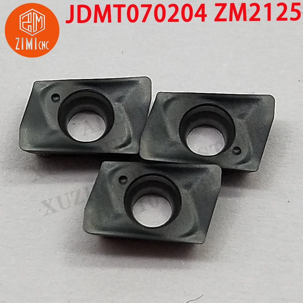 JDMT070204 ZM2125 جدمت 070204 إدراج طحن كربيد تحول أداة CNC القاطع ميكانيكي مخرطة معدنية قطع الشفرة إدراج كربيد