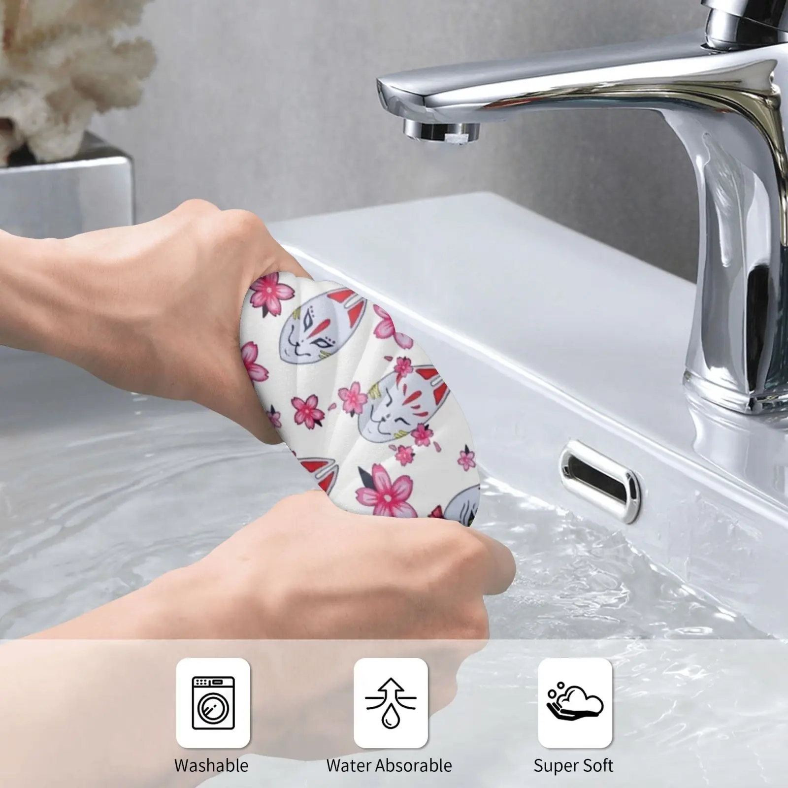 And Sakura Cherry Blossoms Custom Towel Bath Towel Kawaii Japan Japanese Pattern Cute Cherry