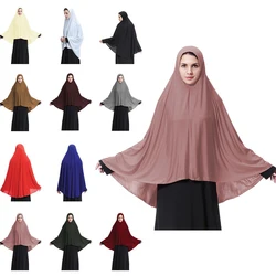 Hijab Long pour Femme Musulmane, Couverture de Prière Arabe, Sauna ScrPG, tiens imar, Châles de Culte Islamique, Dubaï, Turquie, Malaisie, Chador, 1 Pièce