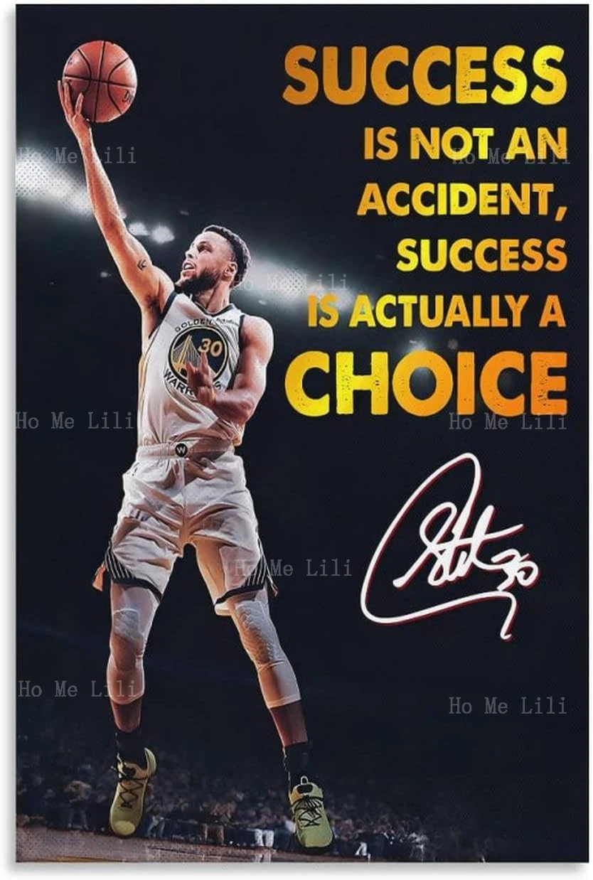 Stephen Curry Poster 2 Wall Art Canvas Print Poster Home Bathroom Bedroom Office Living Room Decor Canvas Poster