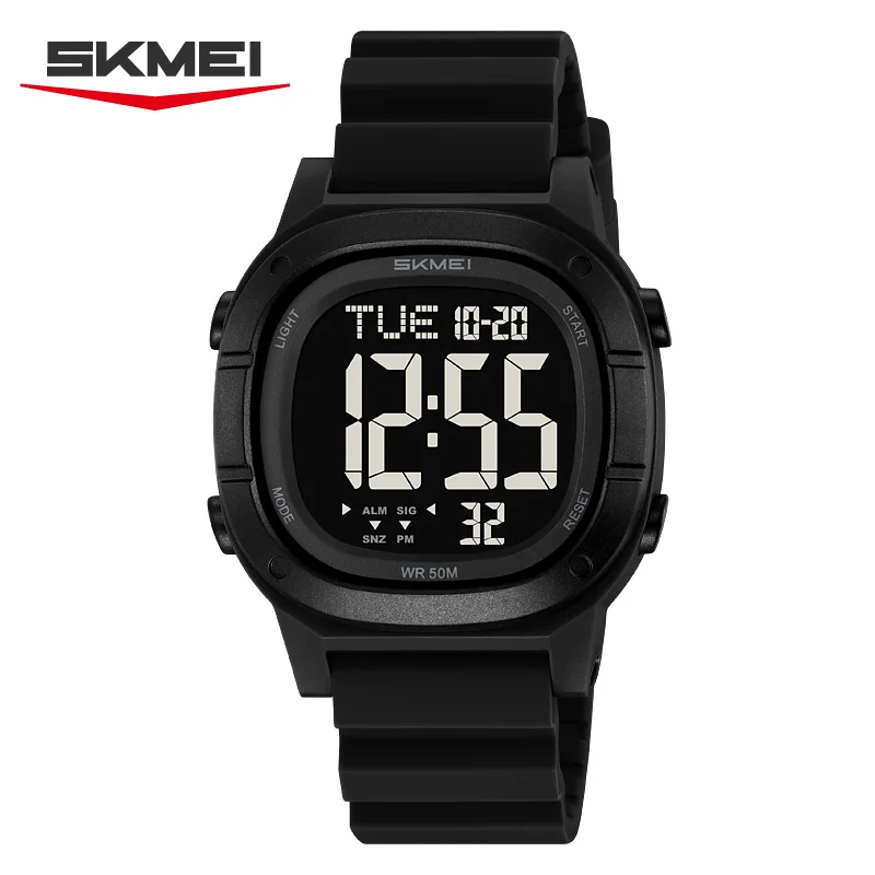 SKMEI 2483 Fashion Men's Digital Countdown Stopwatch Sports Watch Men's Waterproof Weekly Clock Watch Date Relógios Masculino