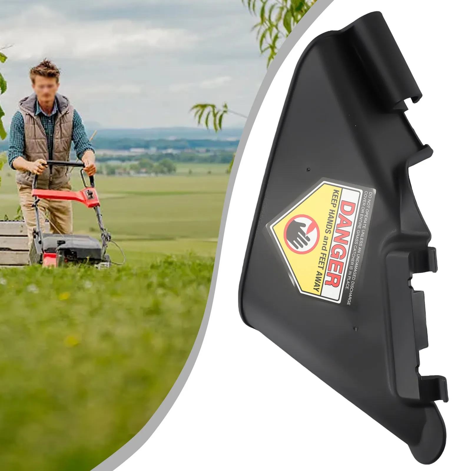 High-quality Discharge Chute Trimmer Parts Strong 731-07131 Highly Matched Side Discharge Chute Easy To Install