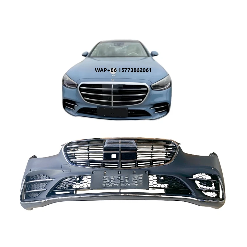 

Front Bumper Assembly & Grille Kit Plastic Bumper for S-Class S223 Sport for S-Series Vehicles