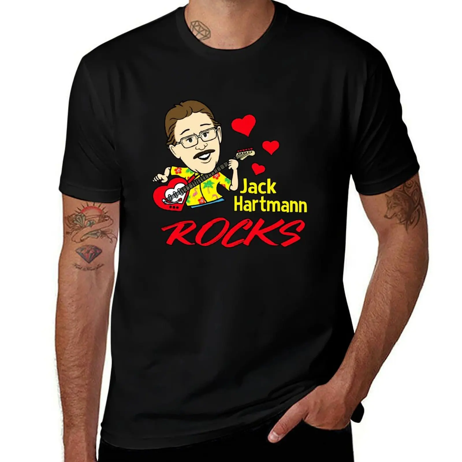Official Jack Hartmann Rocks Short Sleeve Gift Halloween Day, Thanksgiving, Christmas Day T-Shirt