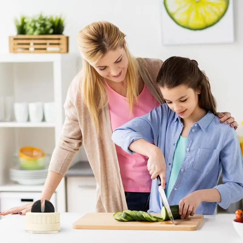 Schneiders chärfer Saugnapf Küchen werkzeugs chärfer Hands chärfer Profession elles Schärf werkzeug für Küche und Camping