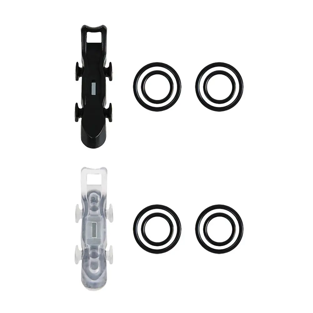 4 قطع من حامل الطعم الثابت لصيد الأسماك الأوتوماتيكي للصيد في الهواء الطلق (أسود)