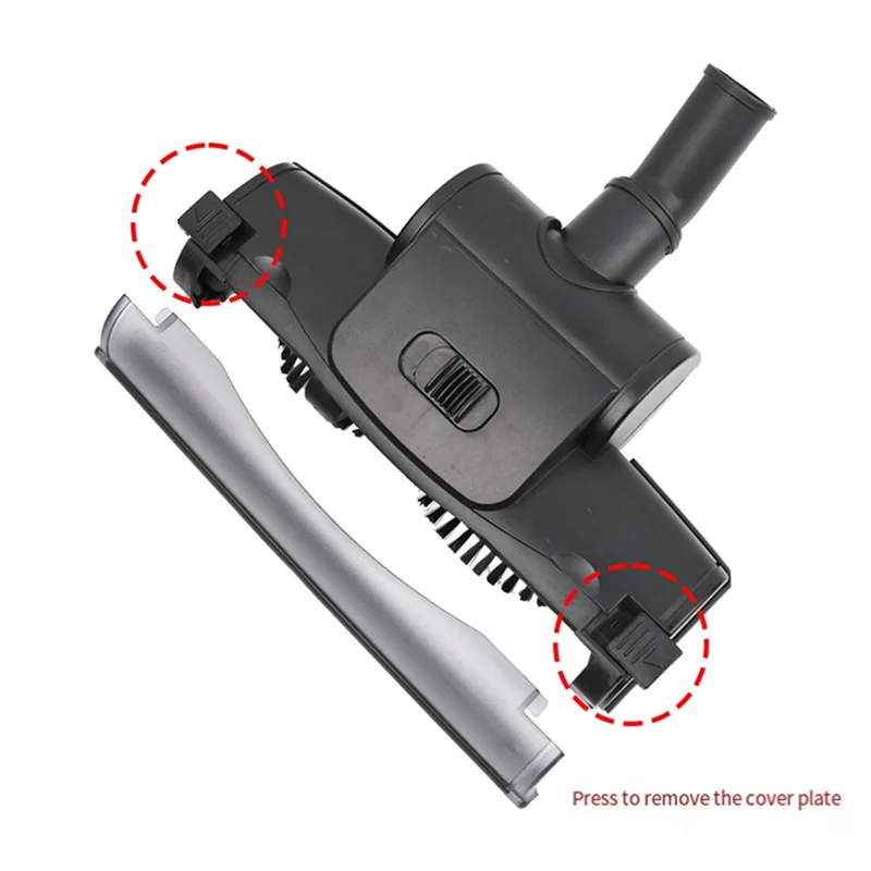 A01V-진공 청소기 바닥 브러시 Midea 32Mm 바닥 브러시 헤드 카펫 브러시 (깨끗한 브러시 포함) 가정용 청소 액세서리