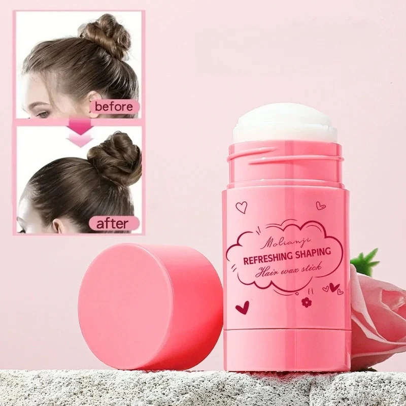 40g Professional Hair Wax Stick Non Greasy Gel Finishing Cream Smooth Styling Repair Broken Hair Loose Artifacts
