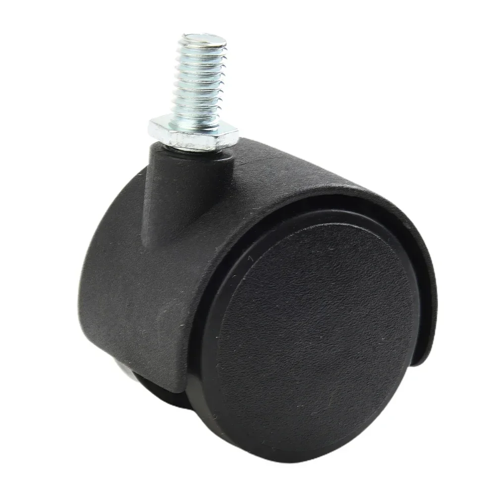 

Smooth Rolling Plastic Swivel Roller Caster Wheel for Office Chairs and Furniture degree Swivel Black Color