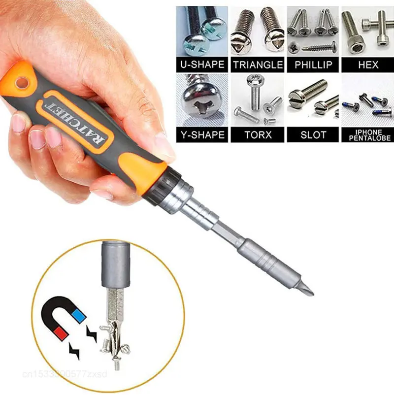 Imagem -03 - Xiaomi-precision Ratchet Screwdriver Grupo Torque Torx Magnético Bits Phillips Socket Combo Kit Ferramentas de Reparo Faça Você Mesmo 38 Pcs