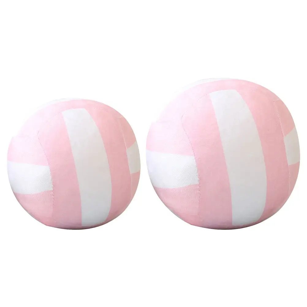 

Набор из 2 мягких хлопковых волейбольных мячей-подушек для дома, кровати, автомобиля, декора комнаты, подарок, игрушки-волейбольные мячи, спортивные мячи