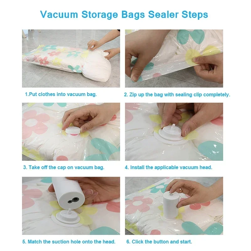 2023 NEW Electric Vacuum Sealer USB Portable Sous Vide Vaccum Sealing Machine Reusable Food Bag Sealer Pump Kitchen Tools