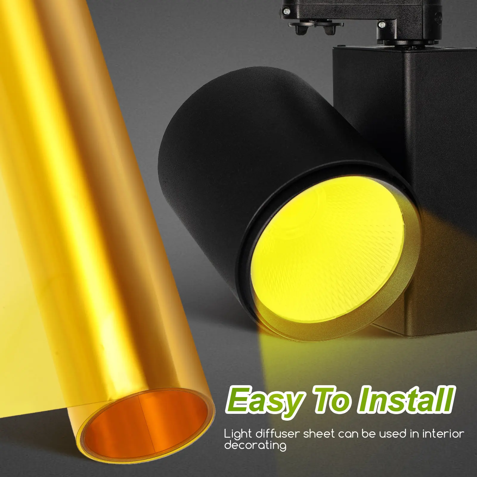 Professional Correction Light Filter Sheets Pet Color Gels for Photography Stage Lighting Mood Effects Sunset Atmosphere