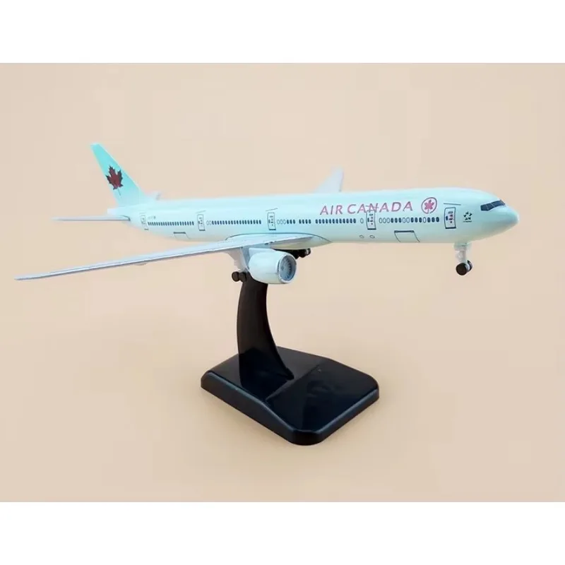 19cm Canada Airlines B777Model samolotu, metalowy Air Canada Airlines B777 300ER C-FITW Model samolotu ze stojakiem na koła