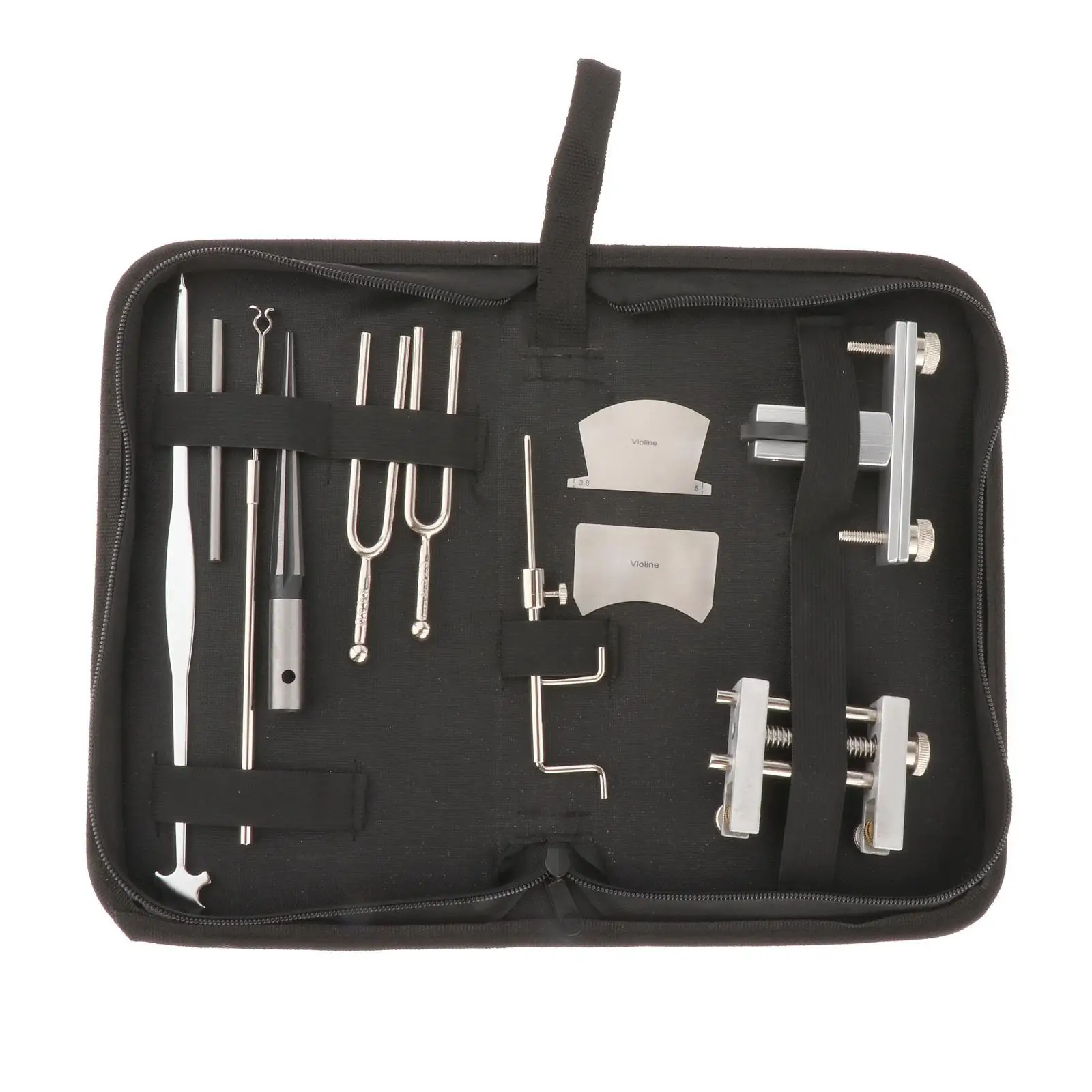 Violin Repairing Tools Set with Portable Bag Tuning Forks Sound Retriever Setter