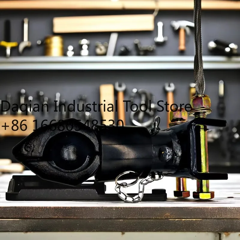 5uiAdjustable Trailer Coupler 2-5/16 Inch Black Steel Ball Hitch Ball Coupler with Pin  for Towing Station Wagons and Traile