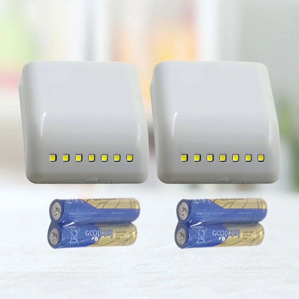 

2pcs 7Led Cabinet Light Durable Energy Saving Led For Wardrobe Closet Drawer Led Light Lighting Small Night Lamp
