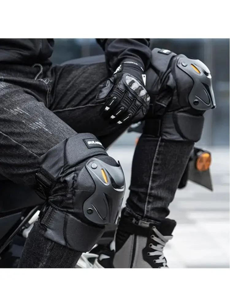 AliExpress APWIKOGER Motocross Knee Pads Anti-fall Racing Knee Pads Comfortable Off-Road Knee Protector Motorcycle Elbow Protector for Cycling Racing