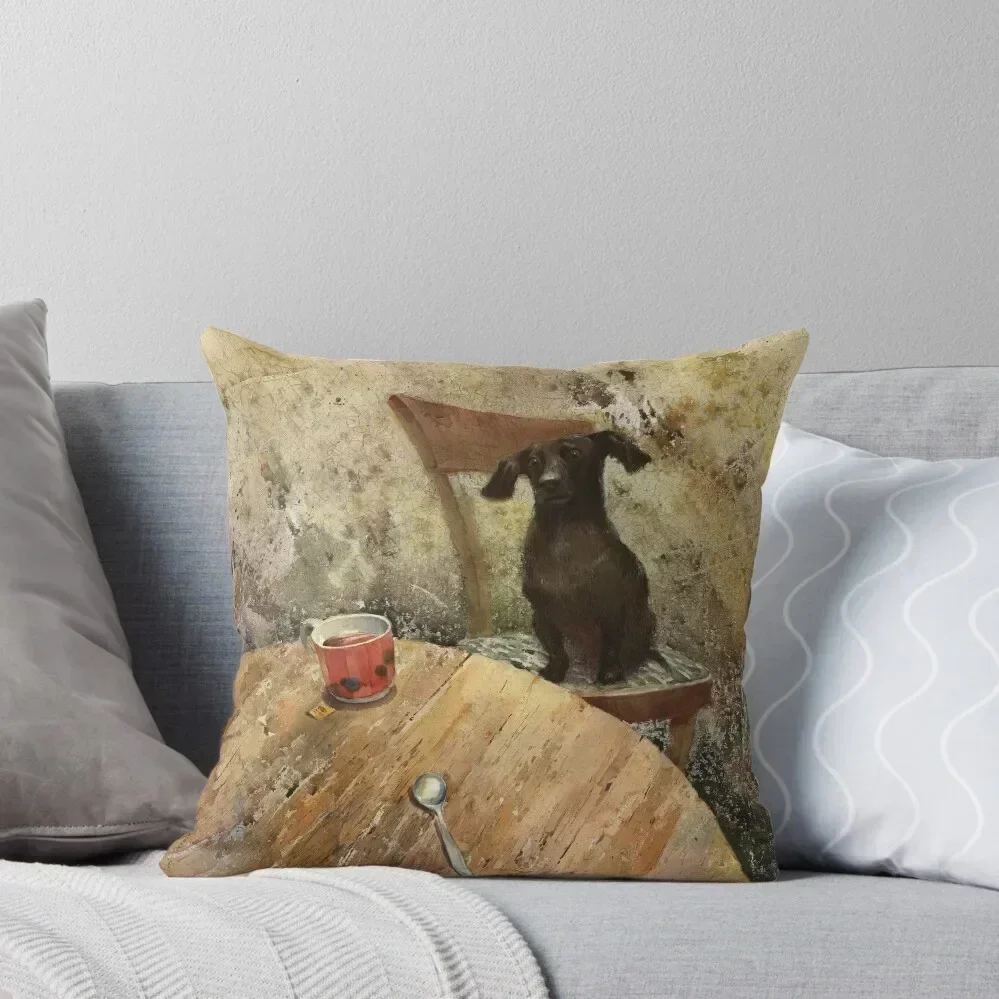 

Time for tea Throw Pillow Christmas Covers Cushions Home Decor luxury sofa pillows home decor items pillow