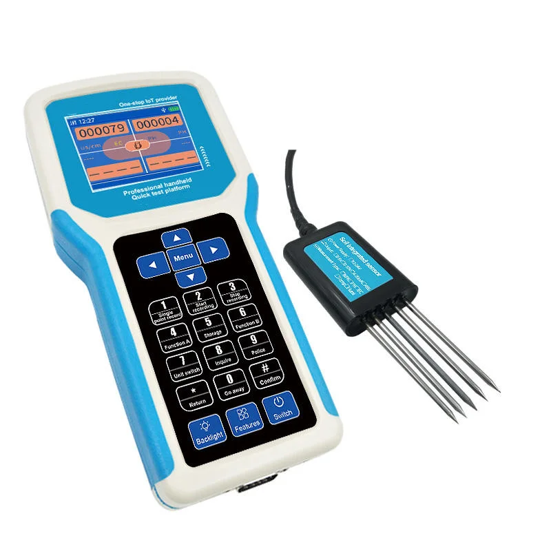 Atech Portable 7in1 Integrated Soil Nutrient Tester Portable Soil PH Analyzer Soil NPK Sensor