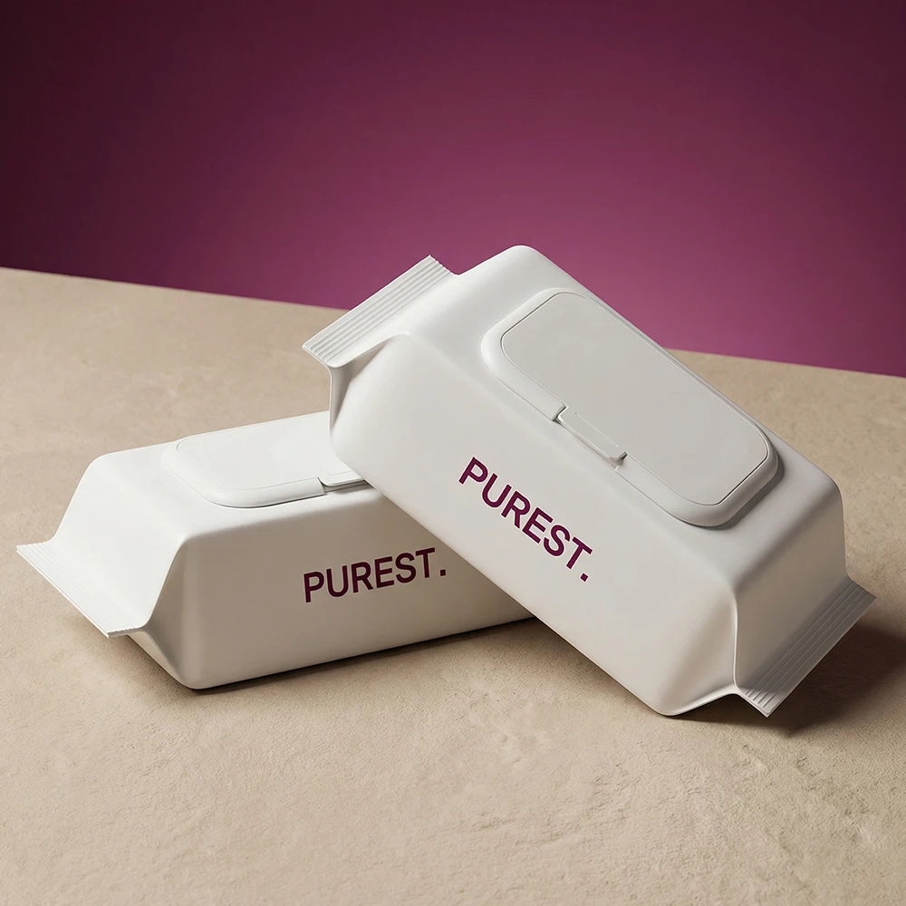 퓨어스트 시그니처 초순수 저자극 엠보싱 아기물티슈 캡형 100매 50평량 10팩 - 7