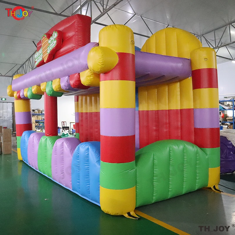 5x2.5m Inflatable Concession Booth,Inflatable Ice Cream Booth Model/Kiosk Booth/Candy Floss For Sale