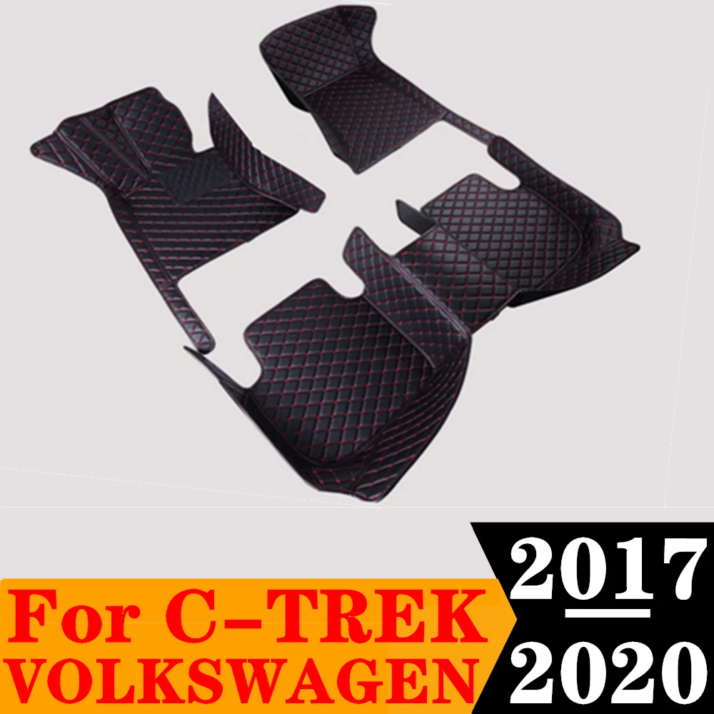 

Автомобильные коврики для Volkswagen VW C-TREK 2020 2019 2018 2017 Custom Fit FloorLiner Auto Foot Pads, коврик, крышка, внутренние детали