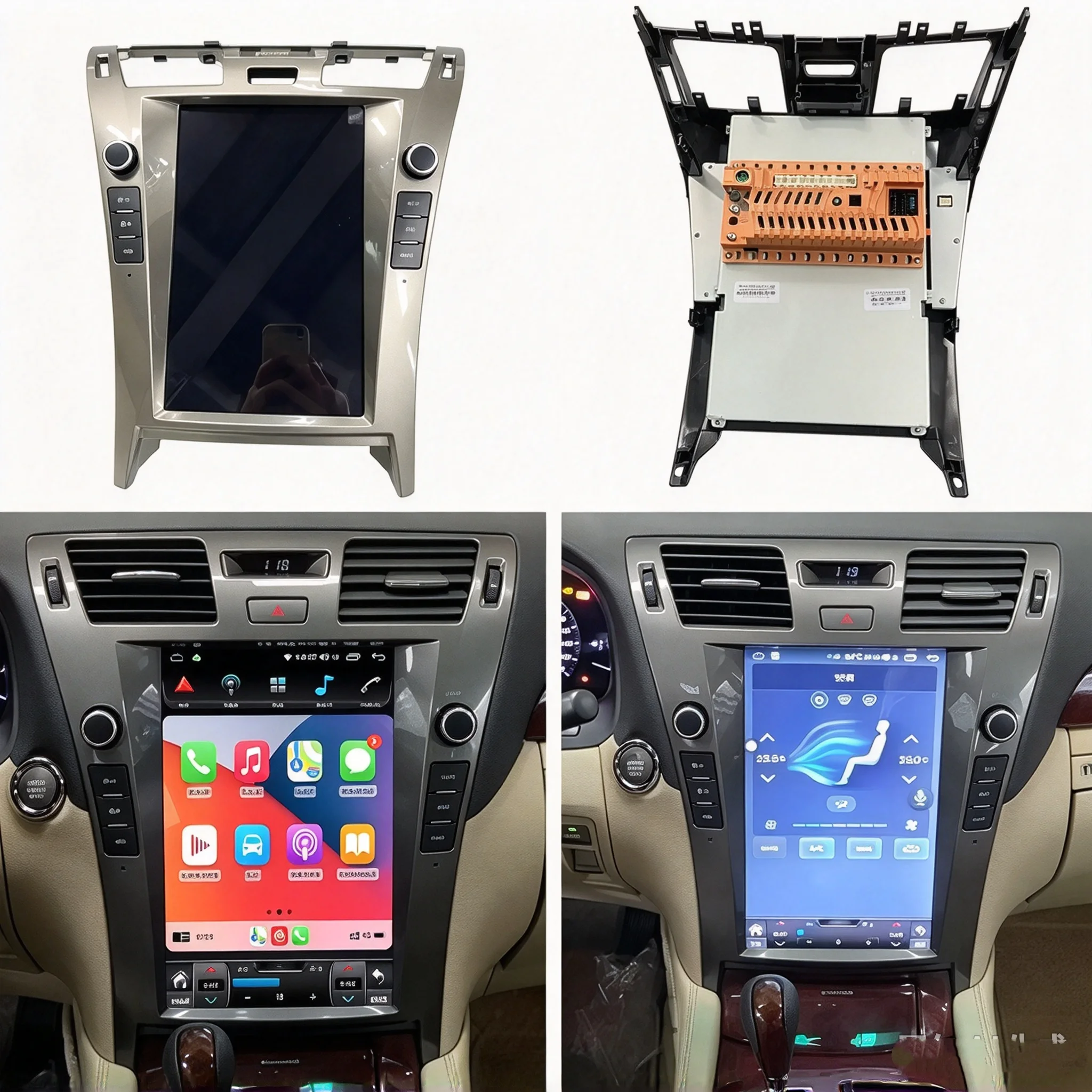 Android 14 Radio Coche With BT 5.0 For Lexus LS460 2006~2010 GPS Navigation Stereo Receiver Automotive Multimedia IPS Head Unit