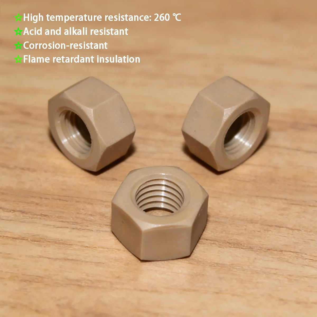 PEEK Plastic Phillips Pan Head Screws - High Temperature Resistant Insulation Bolts M1.6/M2/M2.5/M3/M4/M5/M6/M8/M10