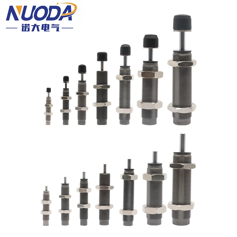 RB RBC Hydraulic Shock Absorber Adjustable Pneumatic Hydraulic Buffer RB0604 RBC0806 with Cap RB0806 RB2015 RBC1412 RBC2015