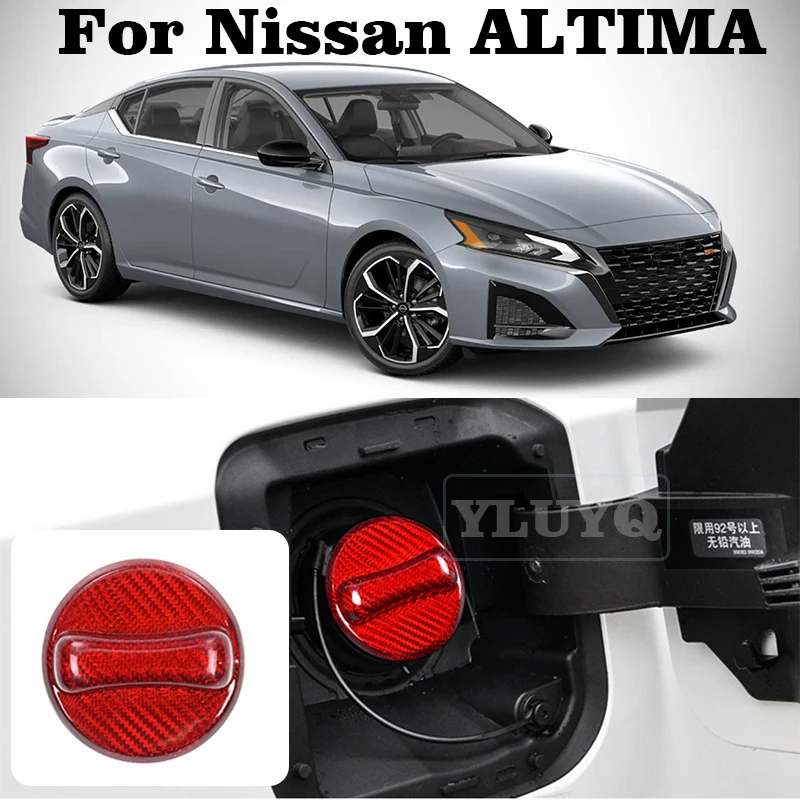 

Real Hard Carbon Fiber For NISSAN ALTIMA Bluebird-Sylphy CX-TRAIL inner Fuel Tank Cover Accessories Stickers 2024 2025