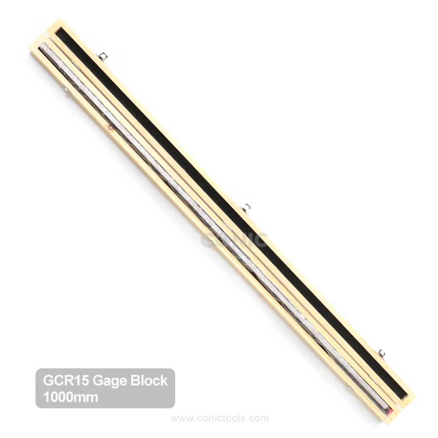 Grade 0 1000mm Steel Gauge GCr15 Steel Measuring Block Gauge for Calibration of Vernier Calipers