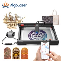 AlgoLaser Alpha Laser Engraving Machine with Air Assist, 20W Output Power Higher Accuracy Laser Cutter Engraver 20000mm/min