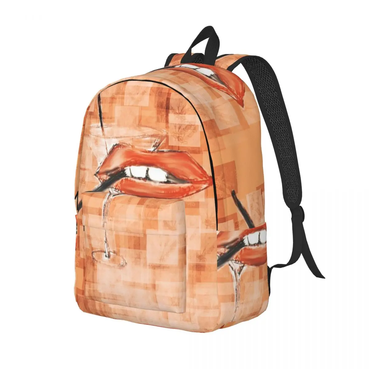 Lady Killer Lips Student Backpack School Bag Hiking Travel Daypack for Boys Girls Bookbag Shoulder Bags