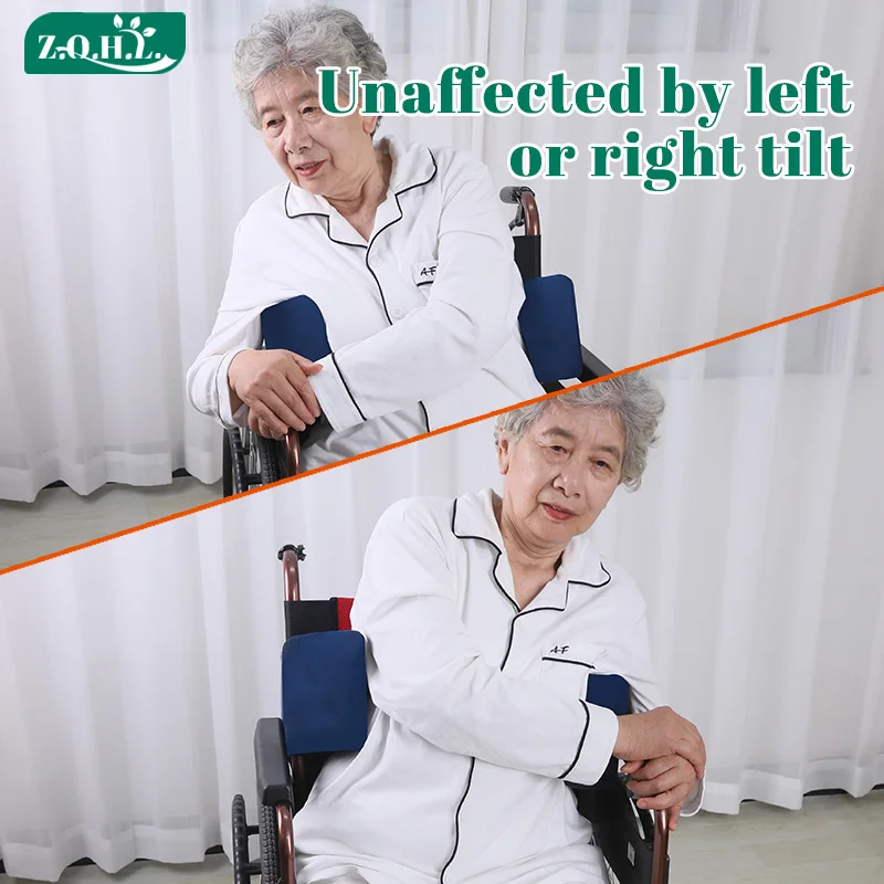Cojín de apoyo médico posterior con paneles laterales ajustables para silla de ruedas Geri o silla estándar
