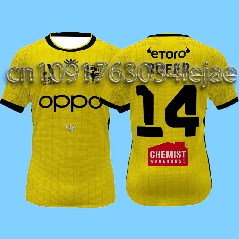 

MOTO-24/25 New Zealand Football Training Jerseys Sports Jerseys Must-have Jerseys For Fans Wellington 3D Printed Jerseys
