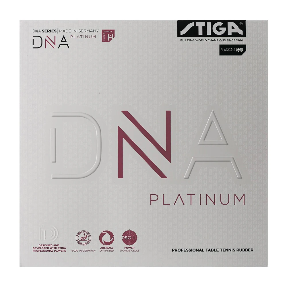 STIGA DNA SERIES PLATINUM Gumy do tenisa stołowego Gąbka XH/H/M/S Pips-in Oryginalny STIGA DNA Ping Pong — zdjęcie 2