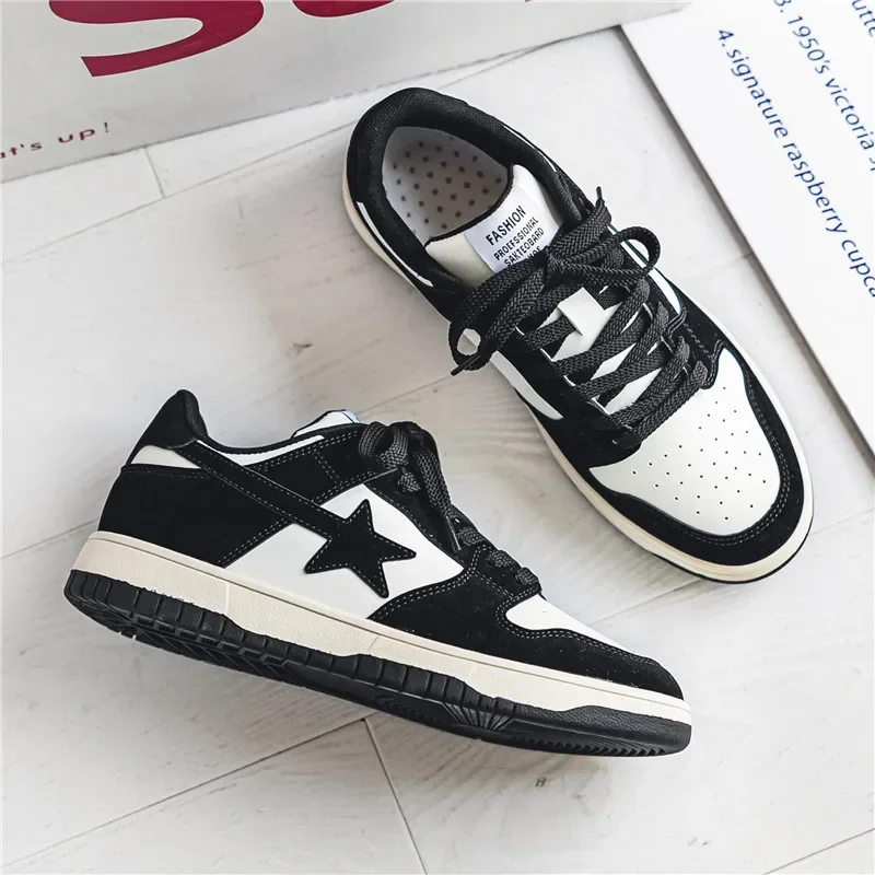 Versatile and trendy low top sneakers for couples, breathable sports and leisure shoes