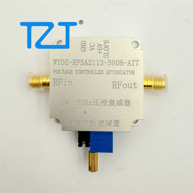 TZT WYDZ-RFSA2113-30DB-ATT 1MHz-8GHz 0-2.5V Voltage Controlled RF Attenuator Module with SMA Female Connector
