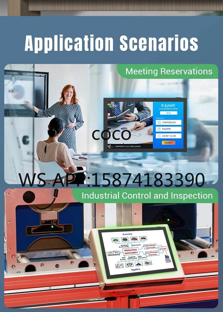 Quad Core Android 13 10 Inch Industrial Tablet – Smart Home Control Device
