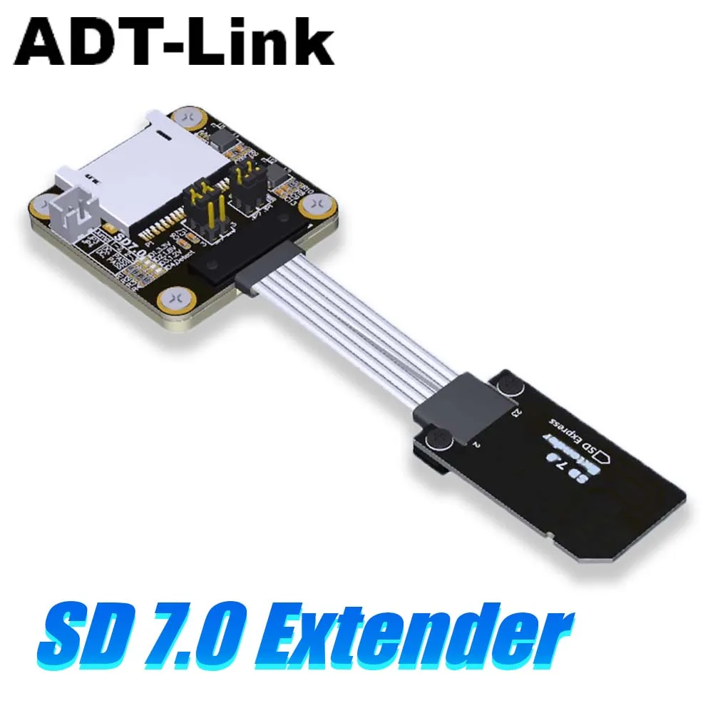 ADT High-Speed MicroSD TF Extension Adapter Cable–Male to Female Connector,Supports UHS-I/II/III Enhanced Navigation and Reading