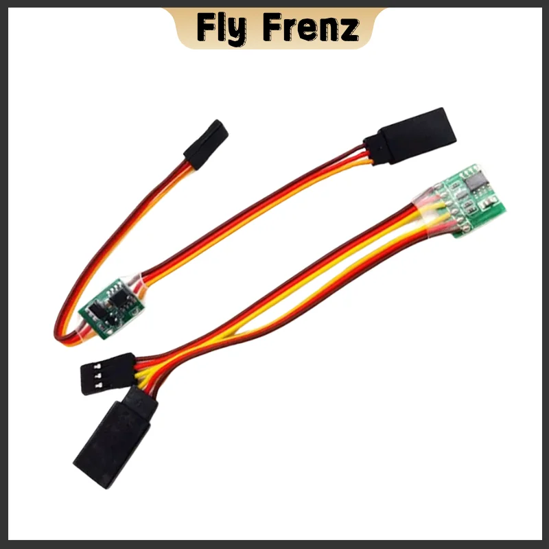 Universal Servo Inverter Signal 4-6V / 3.6V-24V Steering Gear Reverser Low/High Voltage For RC Servo Airplane V-tail