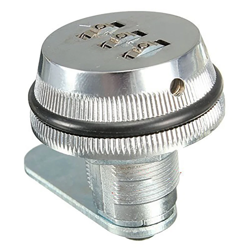 White Mailbox Password Lock Locker Password Tongue Lock Three Digit Password Dial Lock Mechanical Password Lock Zinc Alloy