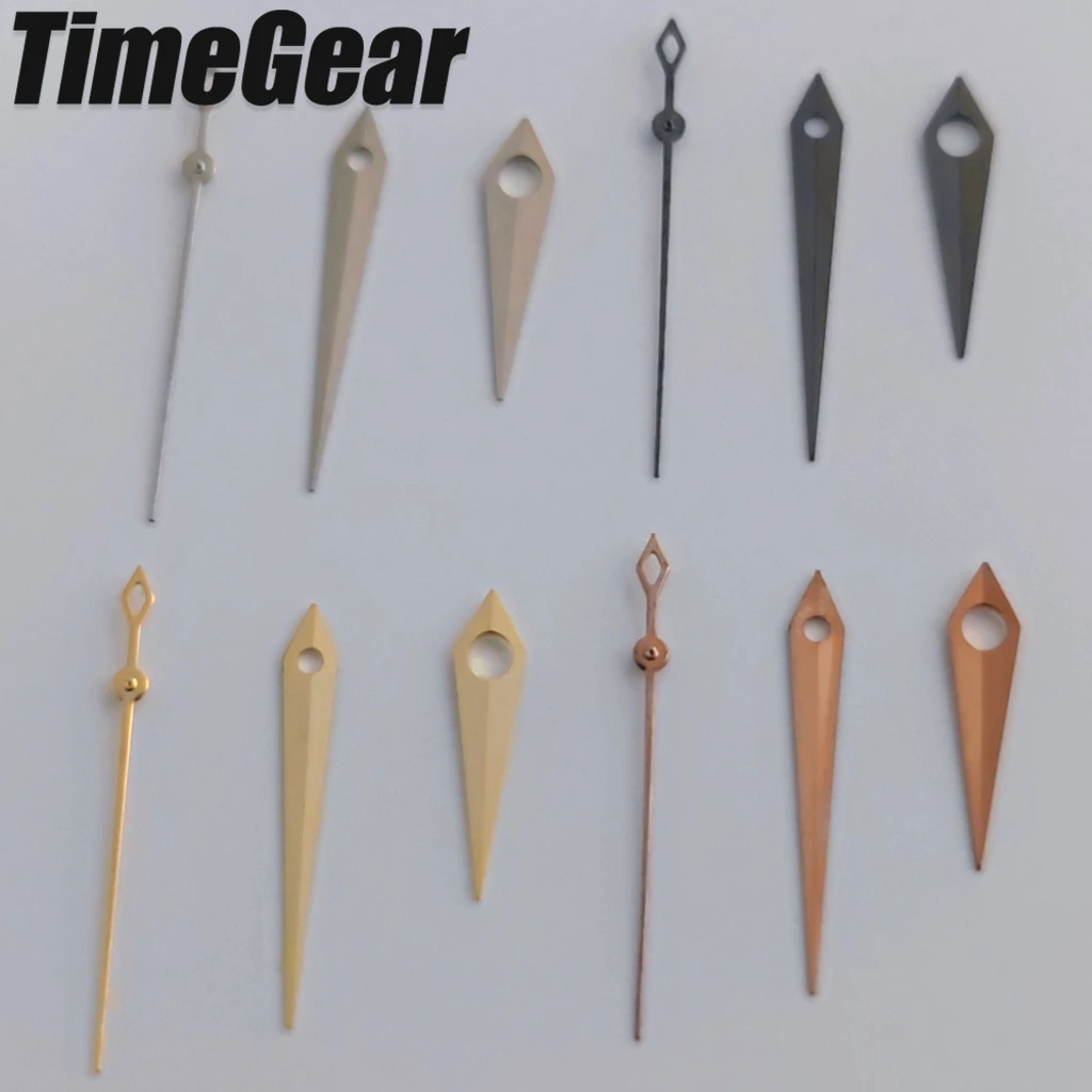 Silver/Black/Gold/Rose Gold NH35 Cocktails Style Polished Watch Hands No Luminous For NH35 NH36 NH38 NH70 4R35 4R 7S Movement