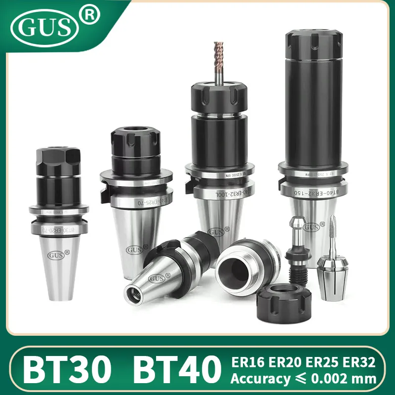 GUS BT ER Tool holder Dynamic Balance Accuracy 0.002 BT30 BT40 ER16 ER20 ER25 ER32 collet tool holder bracket tool collet Chuck