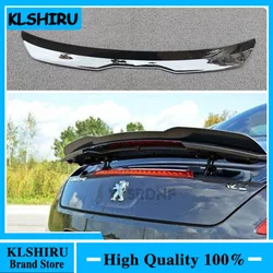 Rear Trunk Spoiler Wing for PEUGEOT RCZ 2010 2011 2012 2013 2014 2015 ABS Plastic Glossy Black Car Rear Top Spoiler Roof Wing